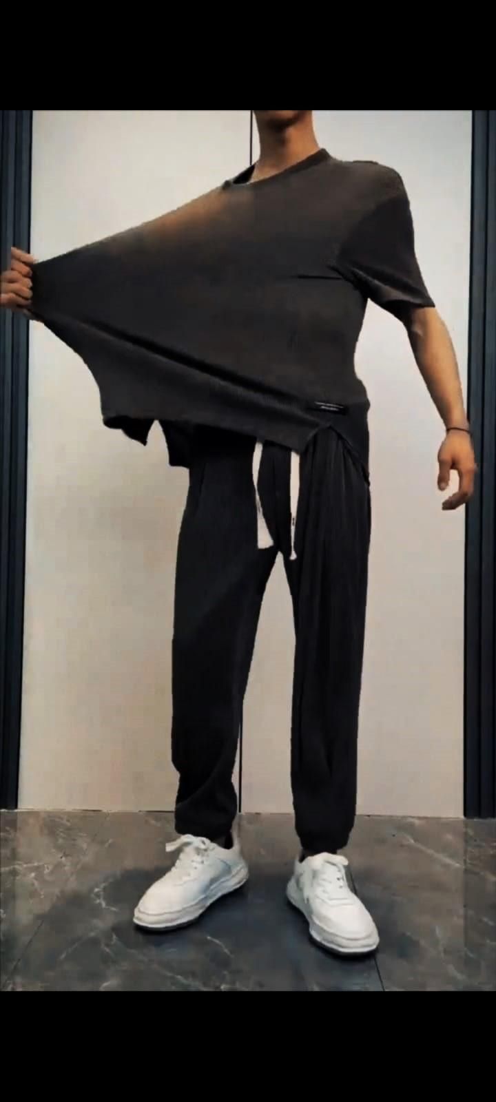 Men's Stretchabale Solid Tracksuit