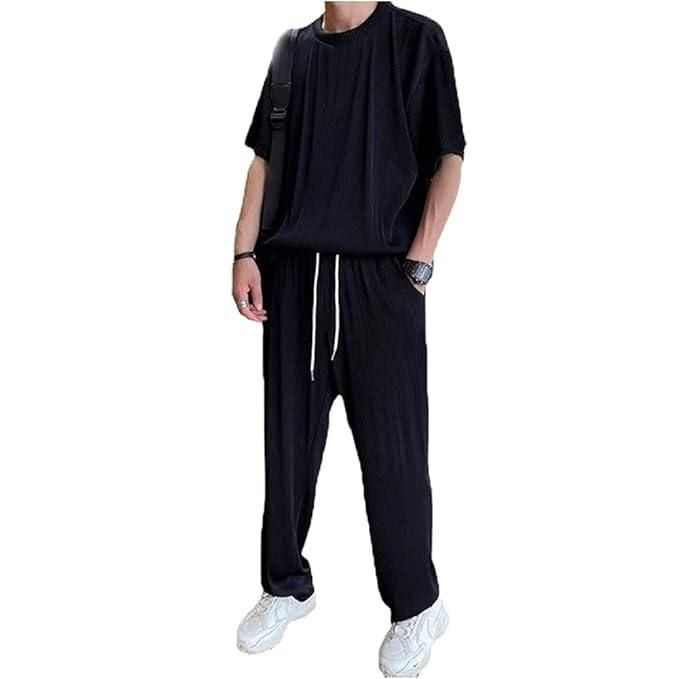Men's Stretchabale Solid Tracksuit