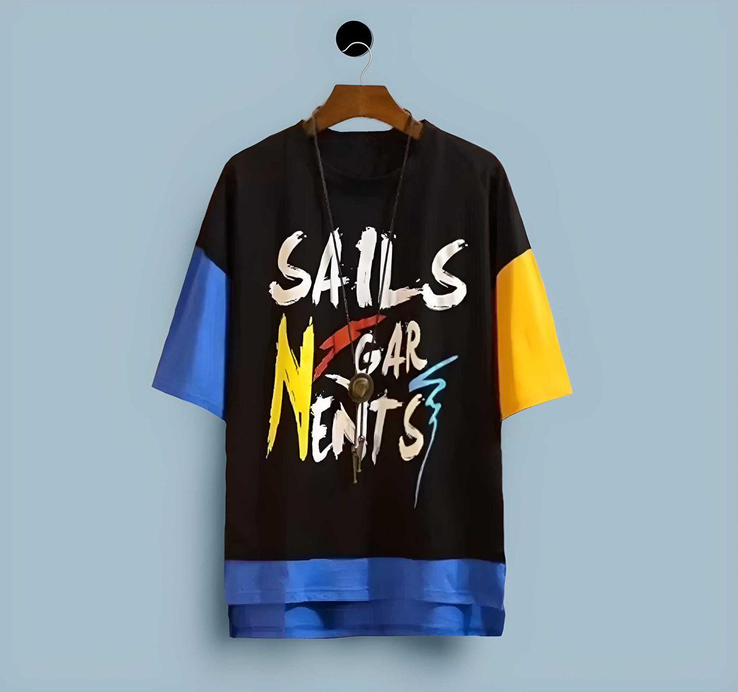 The Slogan Hooded T-Shirt (Cotton)