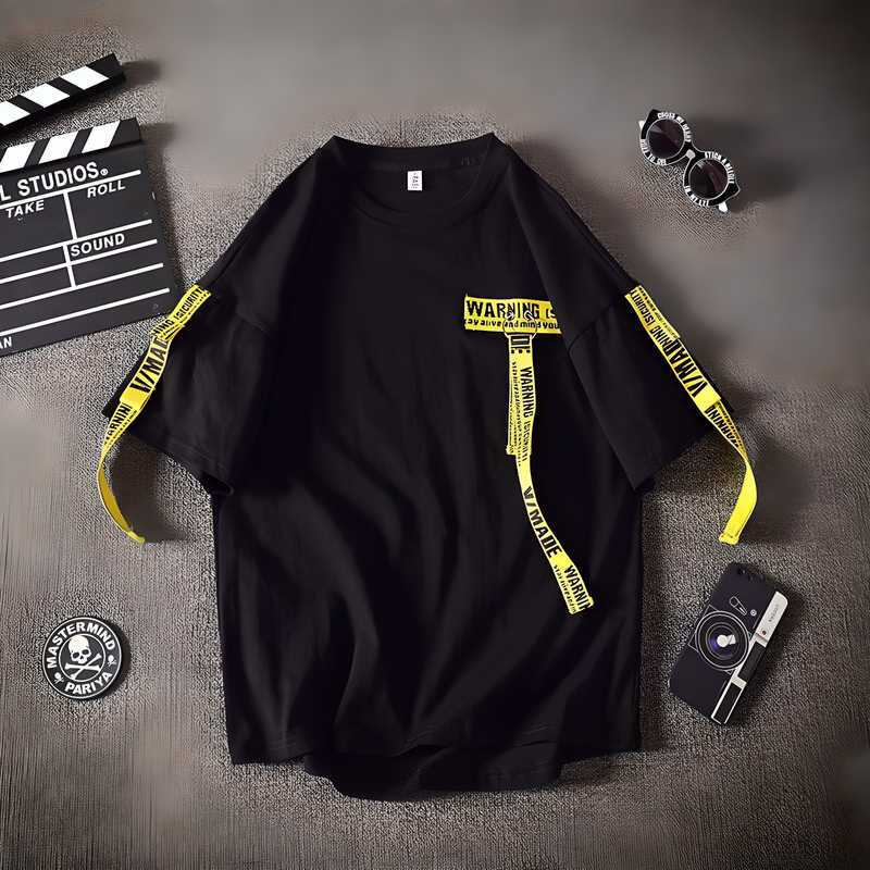 Cotton Printed Half Sleeves Hooded Neck Mens T-Shirt