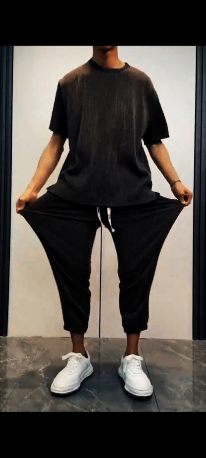 Men's Stretchabale Solid Tracksuit